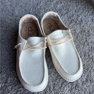 HEYDUDE Women's Wendy Knit White Size 10
